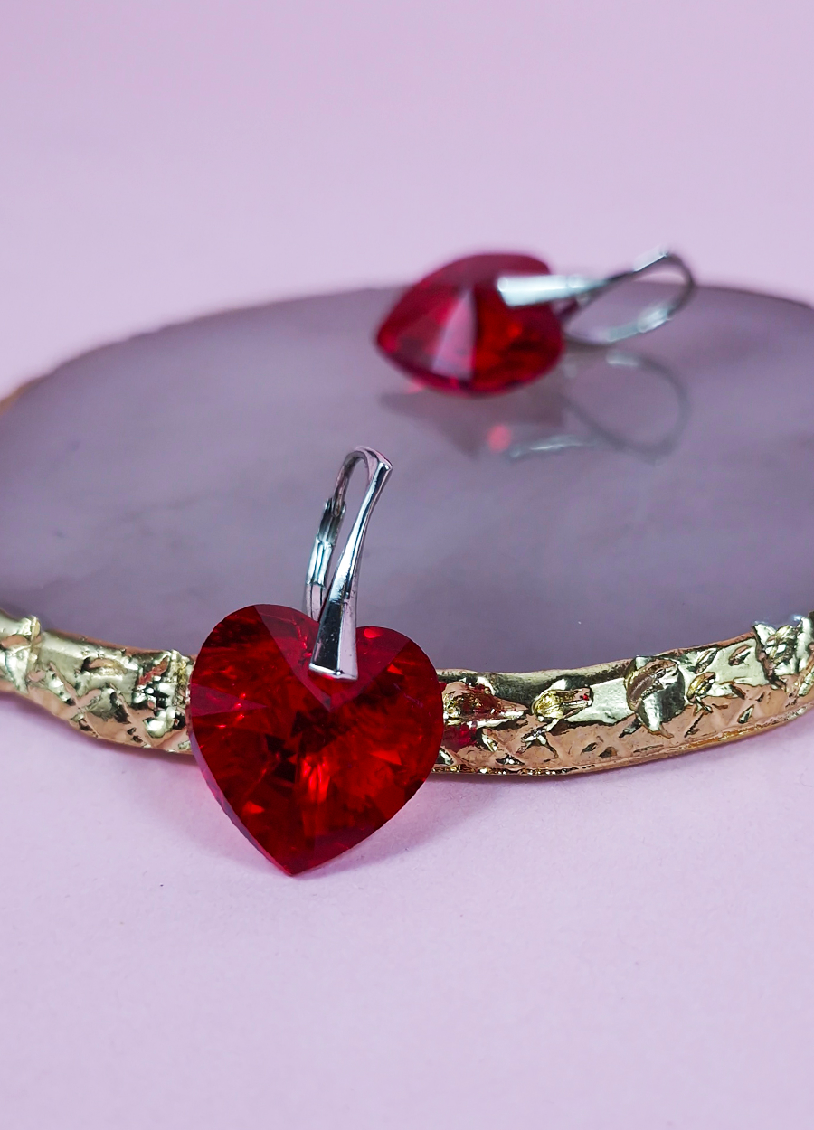 Aro Corazón de Cristal Swarovski